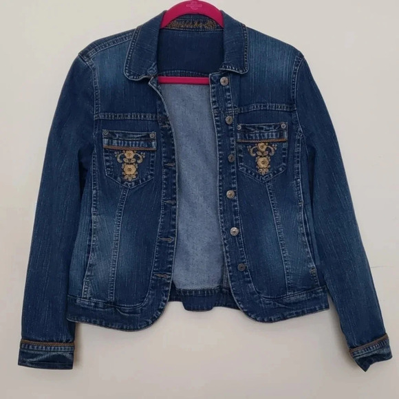 Kikit Boho Style Denim Jacket - Picture 1 of 8